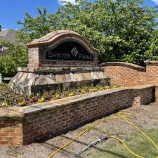 Fence and entry sign cleaning grayson ga