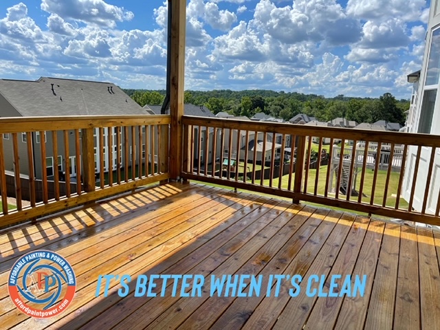 Deck cleaning