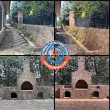 Brick Wall and Fireplace Pressure Washing in Snellville, GA 0