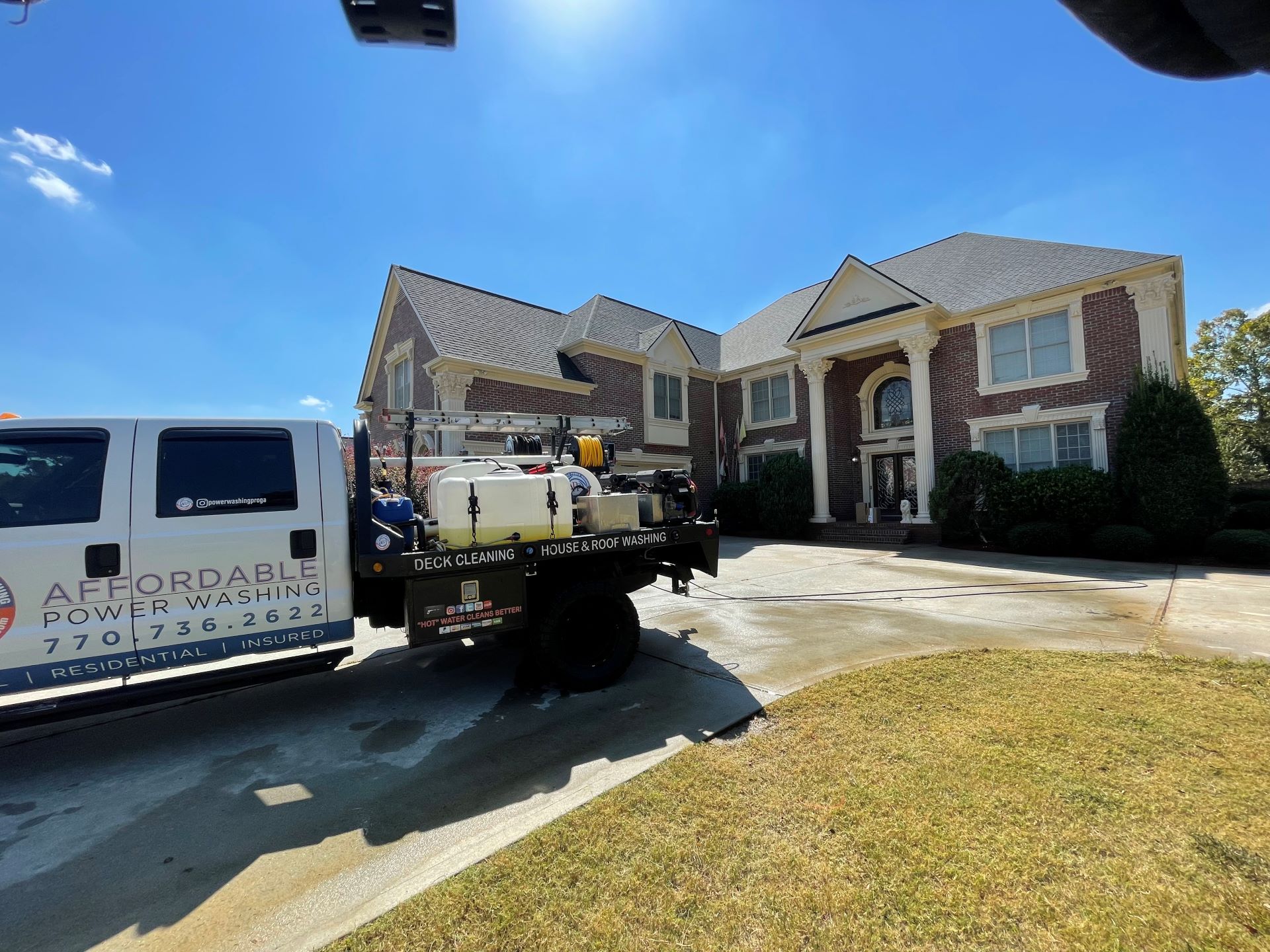 High Quality Pressure Washing Work Completed in Lawrenceville, GA