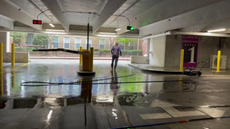 Parking Lot Cleaning